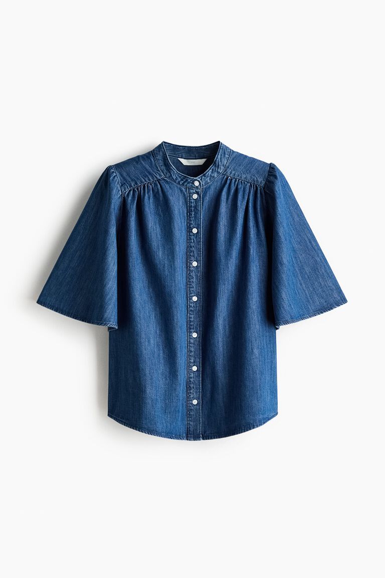 Denim blouse