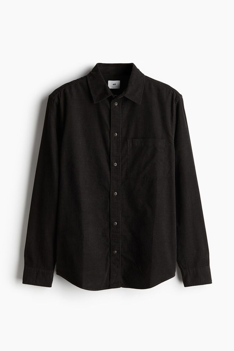 Regular Fit Corduroy shirt