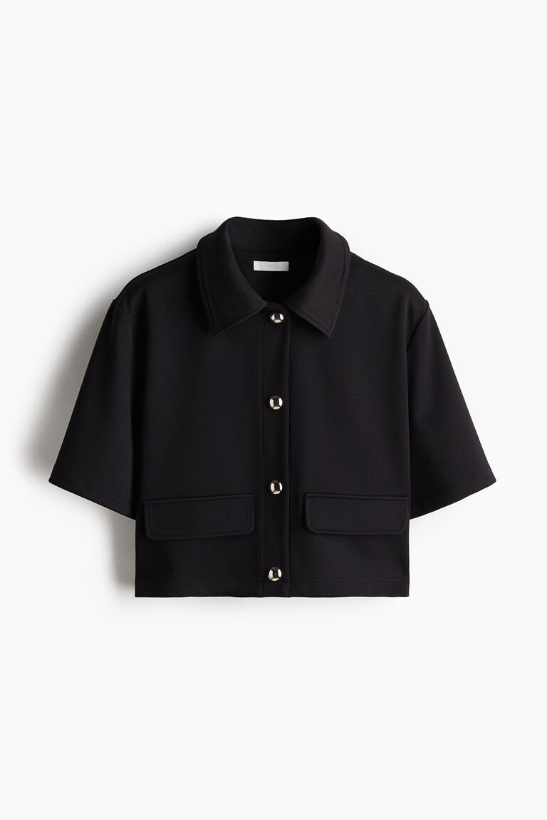 Jersey cardigan