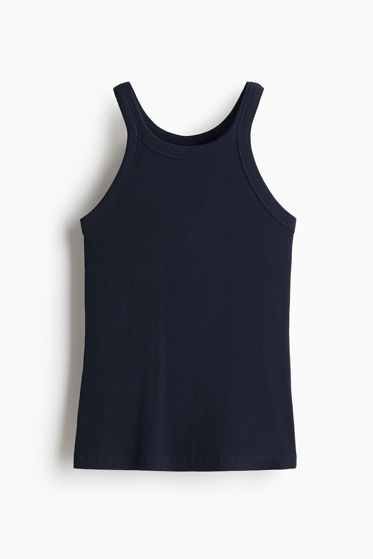 Ribbed vest top