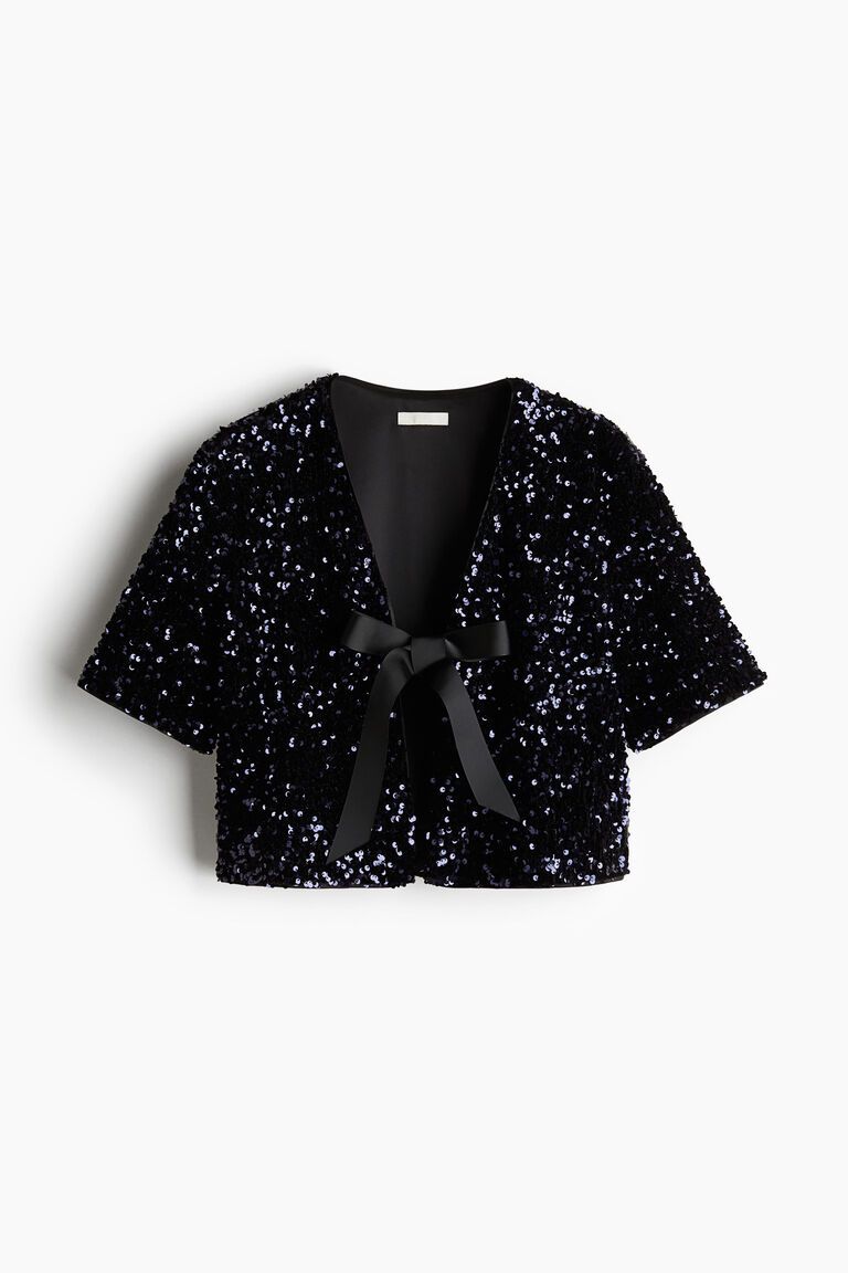 Sequined blouse