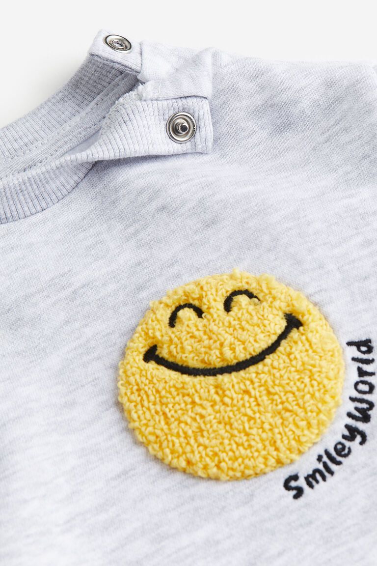 Motif-detail sweatshirt