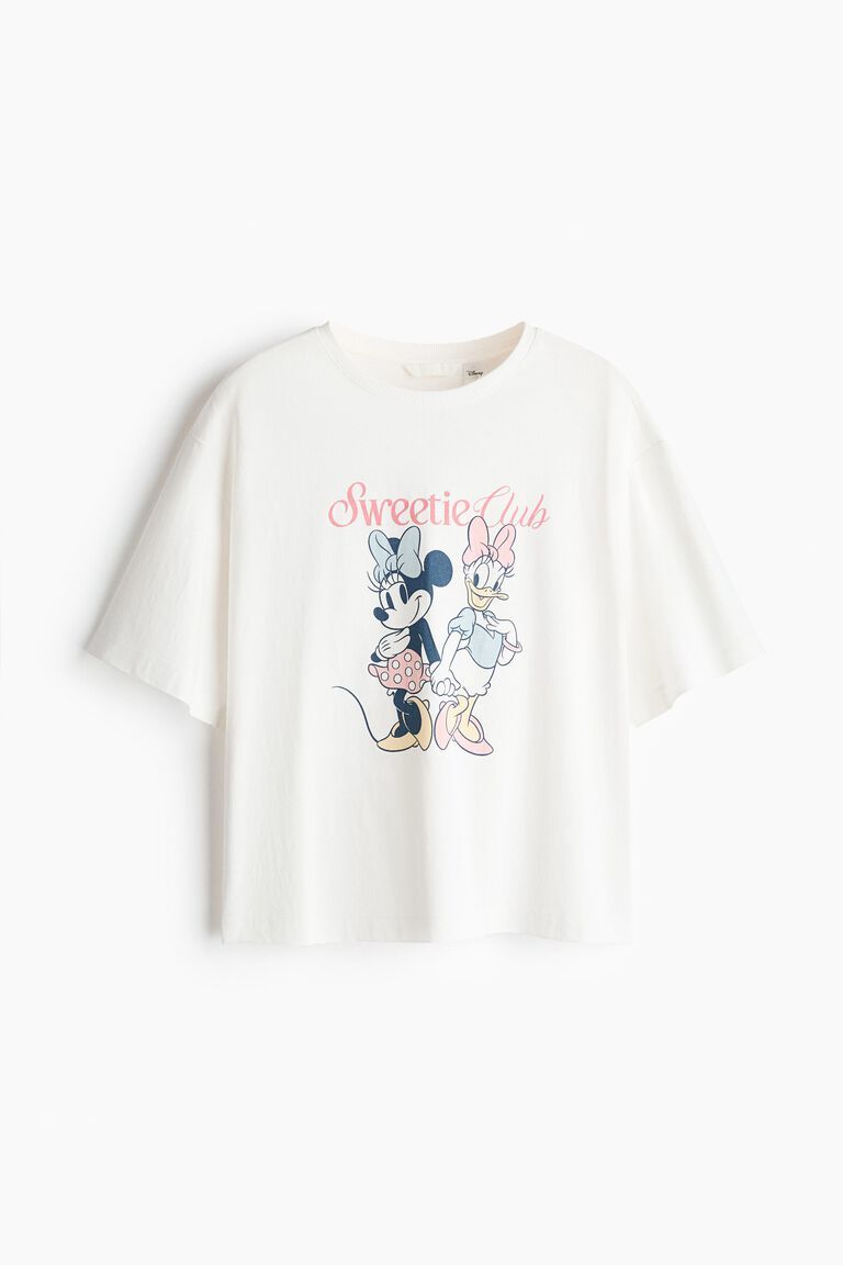 Printed cotton T-shirt