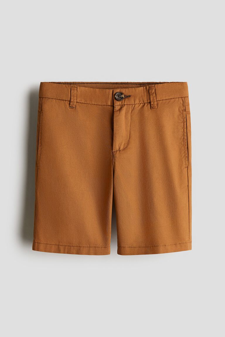 Cotton chino shorts