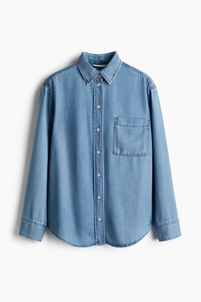 Lyocell denim shirt