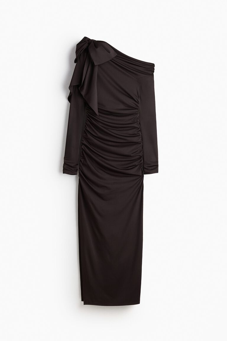 Bow-detail bodycon dress