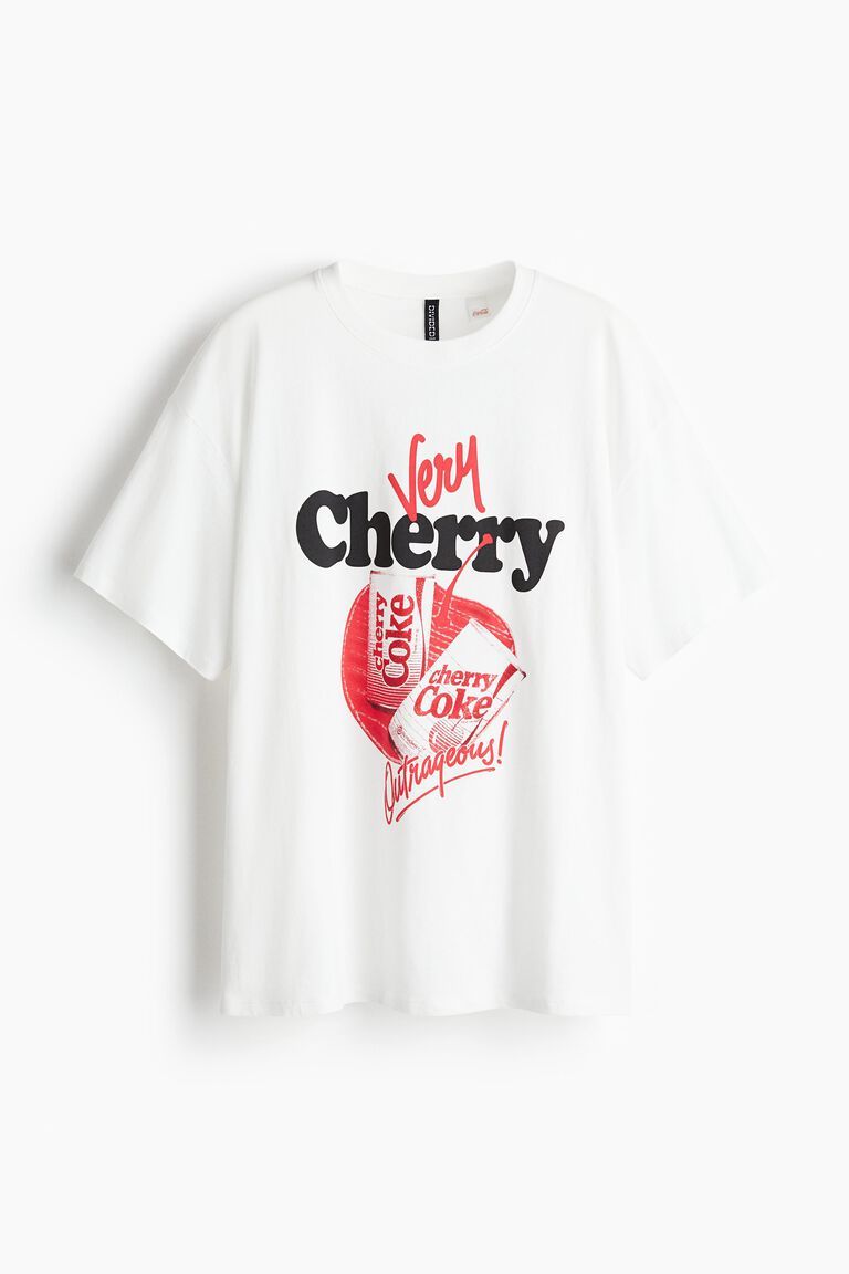 Oversized printed T-shirt