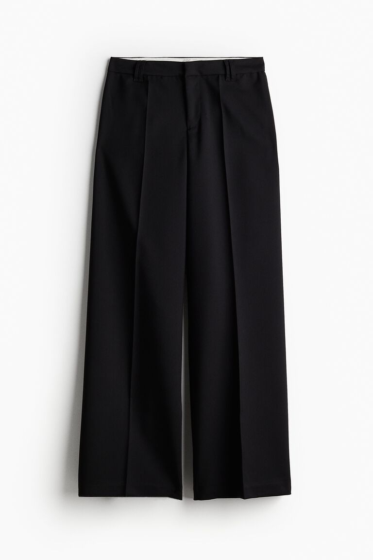 Wide tailored trousers