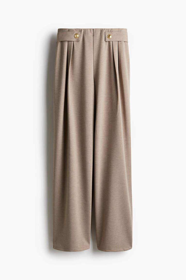Tailored jersey trousers