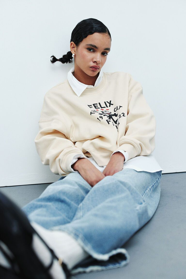 Printed sweatshirt