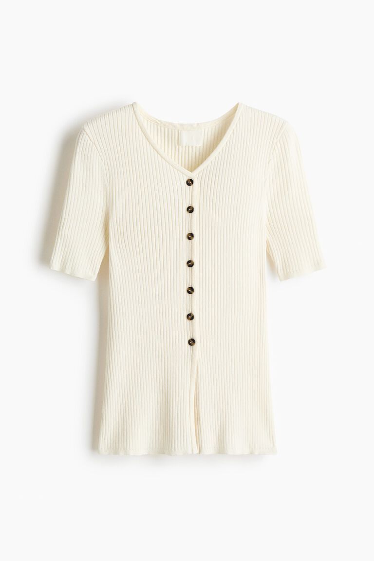 Short-sleeved cardigan