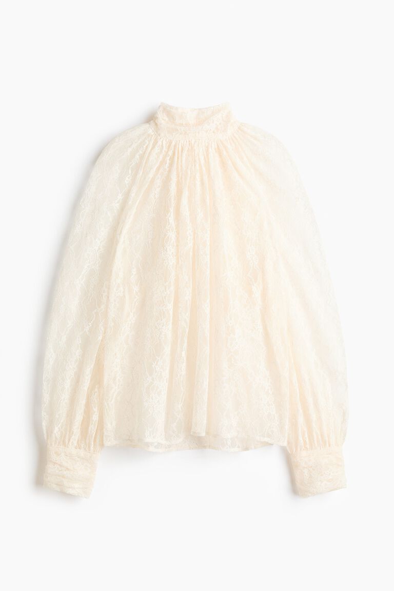 Oversized lace blouse