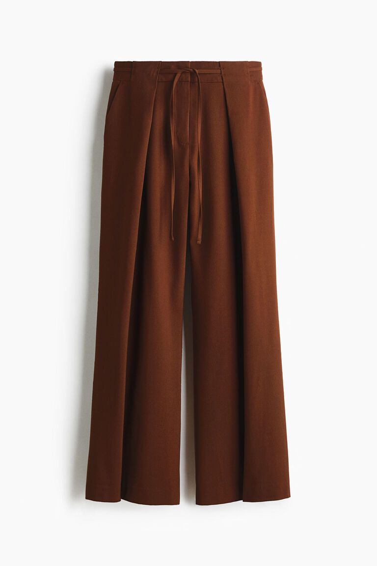 Layered-look trousers
