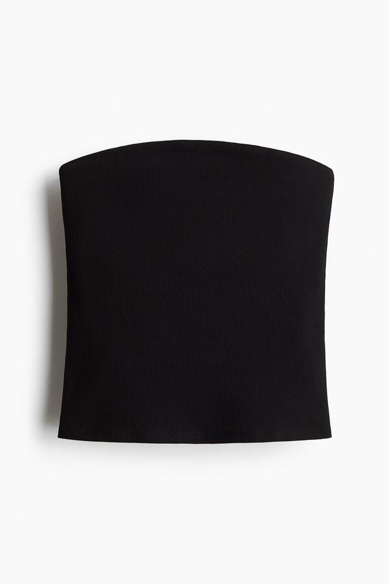 Ribbed tube top