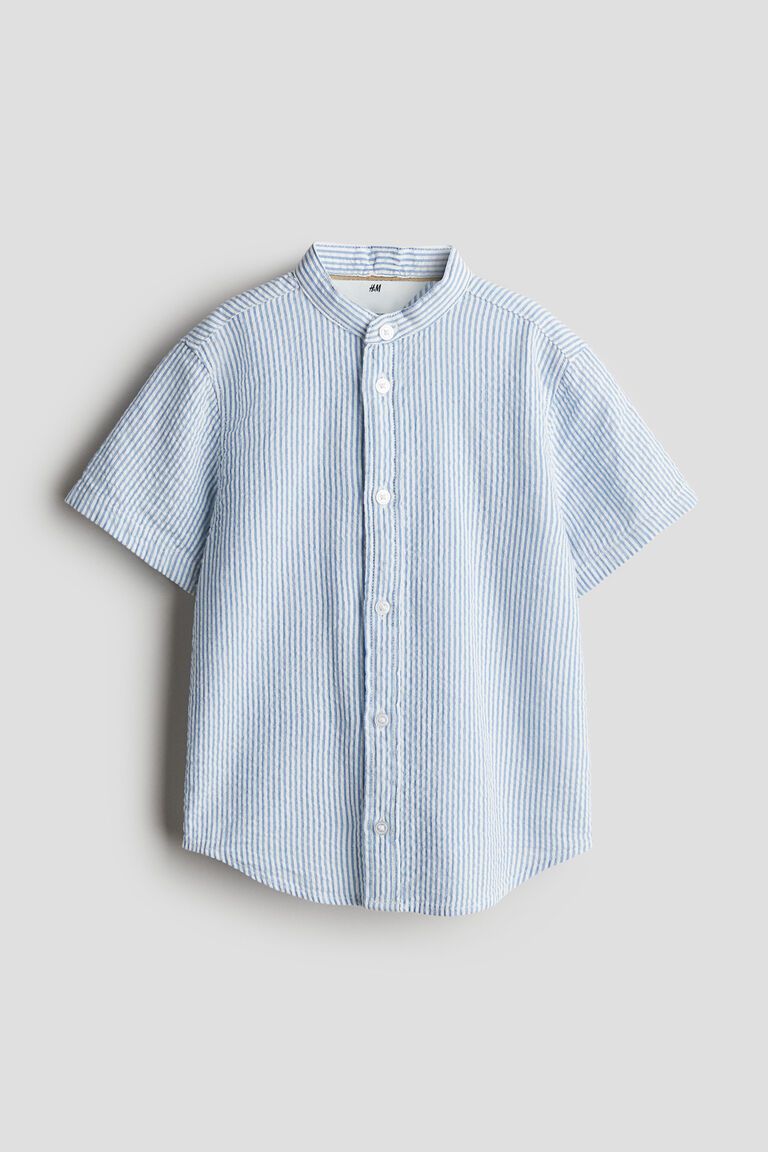 Grandad cotton shirt