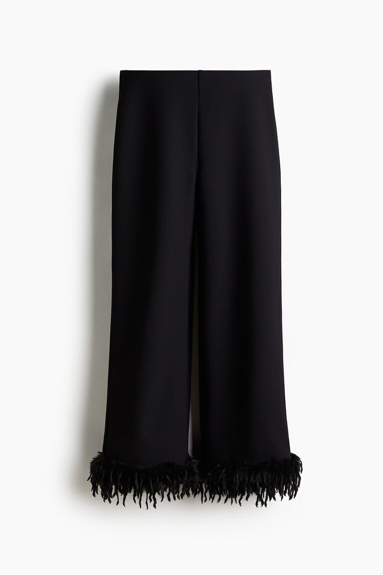 Fringed trousers