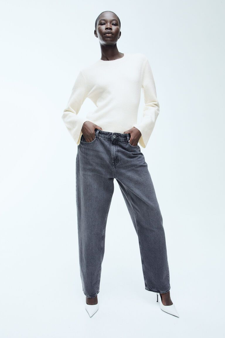 Fine-knit jumper