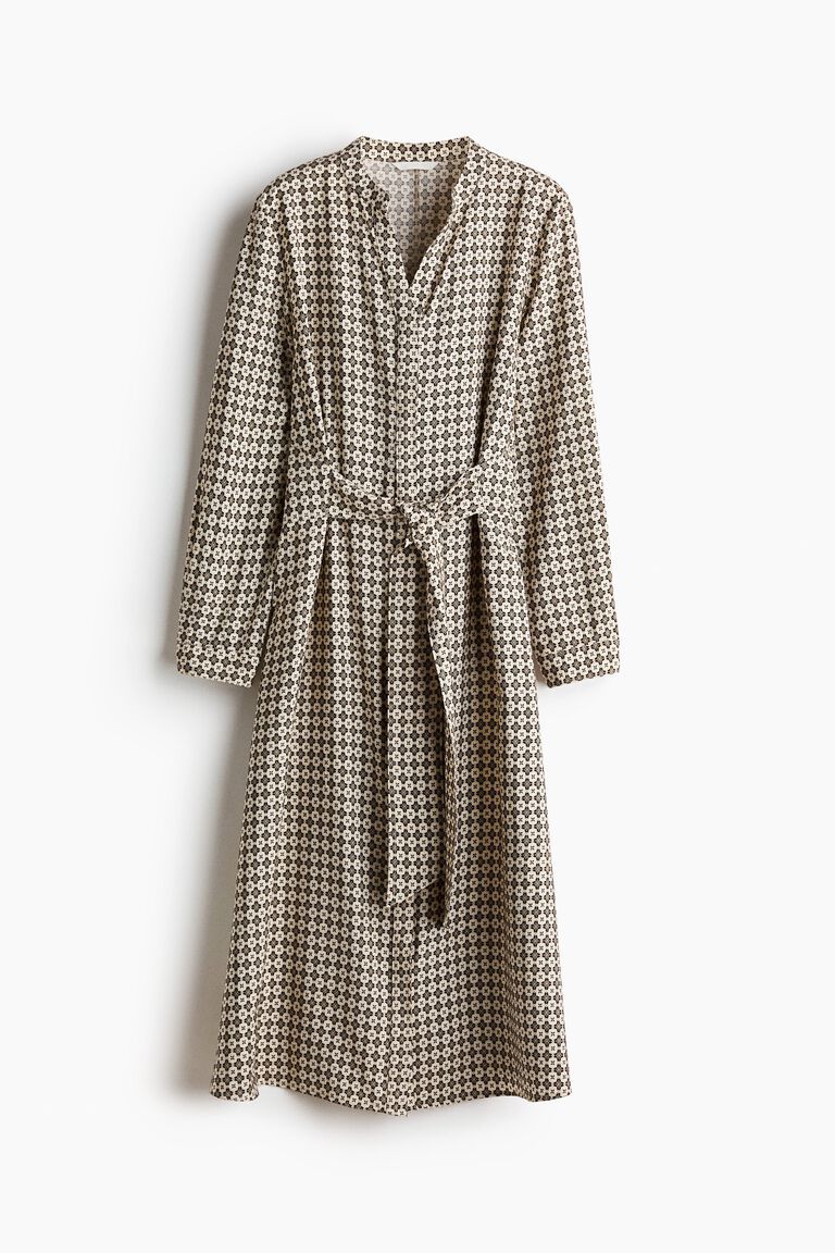 Tie-belt dress