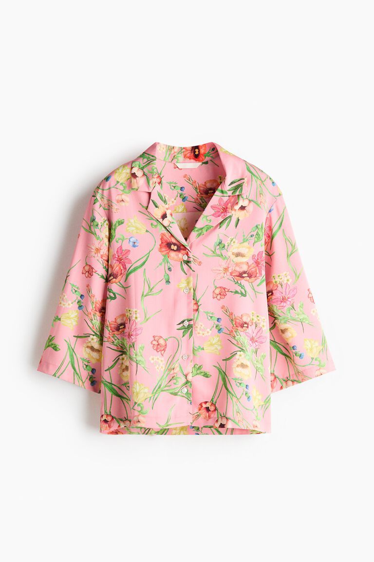 Patterned resort shirt