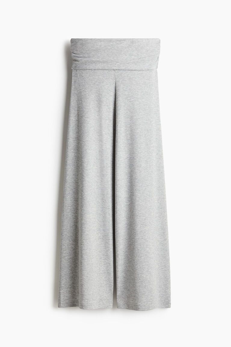 Foldover-waist sports trousers