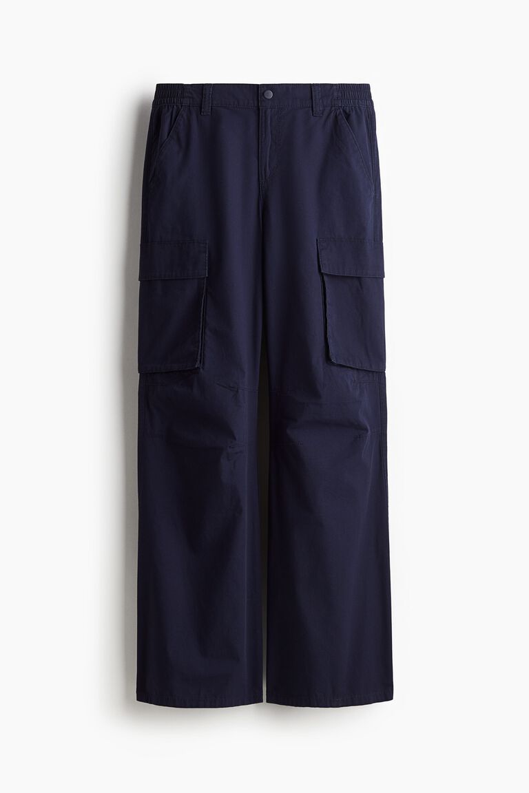 Canvas cargo trousers
