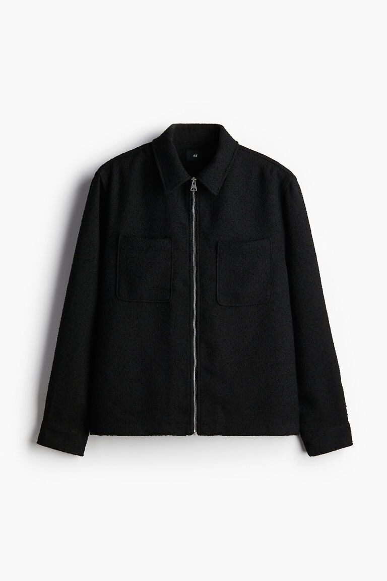 Regular Fit Zip-through overshirt