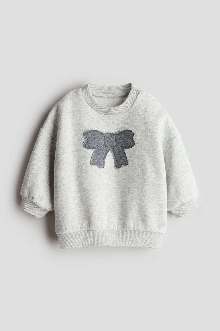 Appliquéd sweatshirt