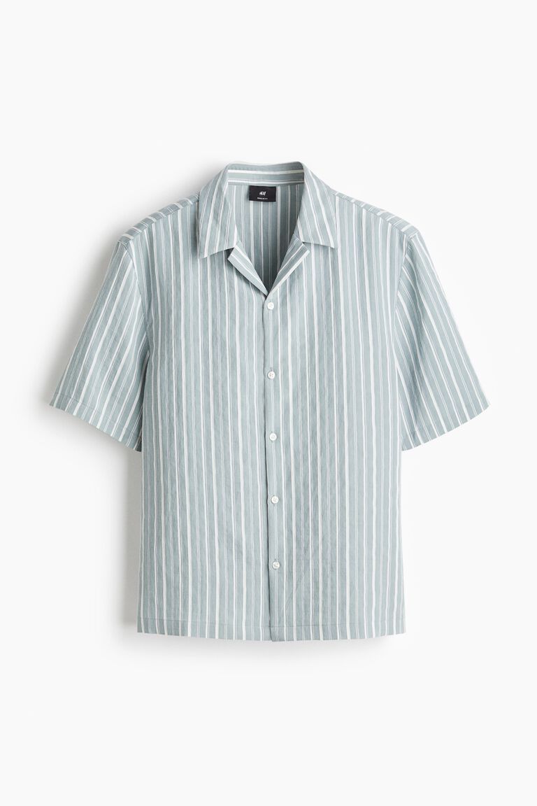 Regular Fit Lyocell-blend resort shirt