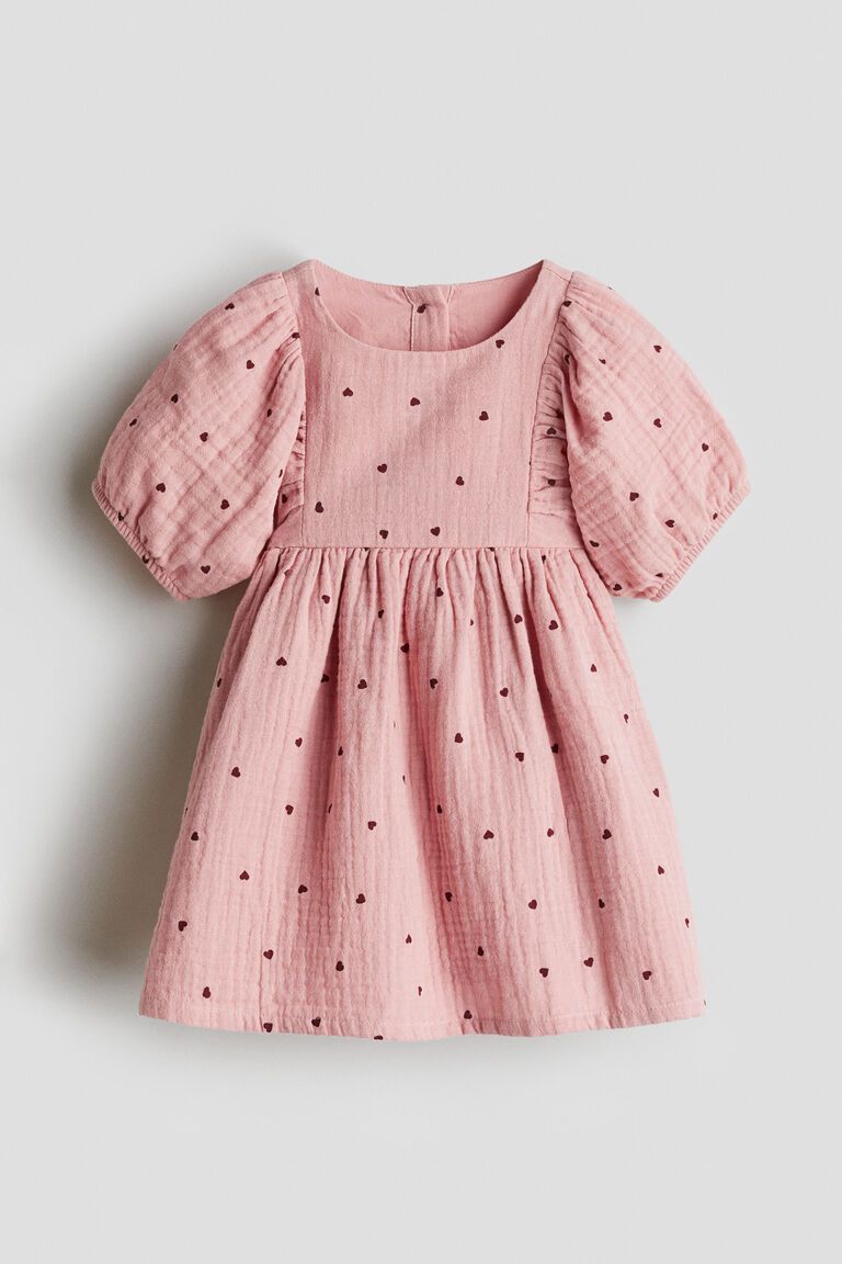 Seersucker cotton dress