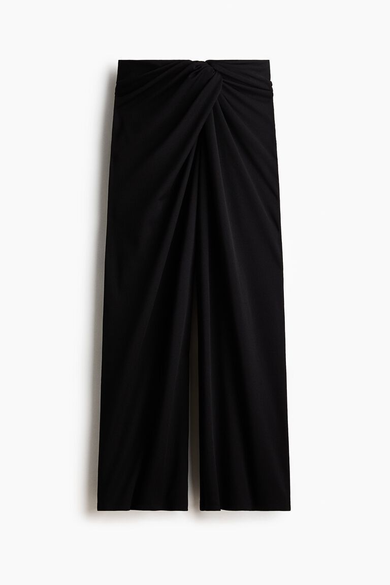 Twisted-detail trousers