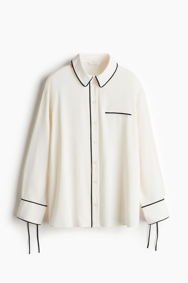 Crêpe shirt
