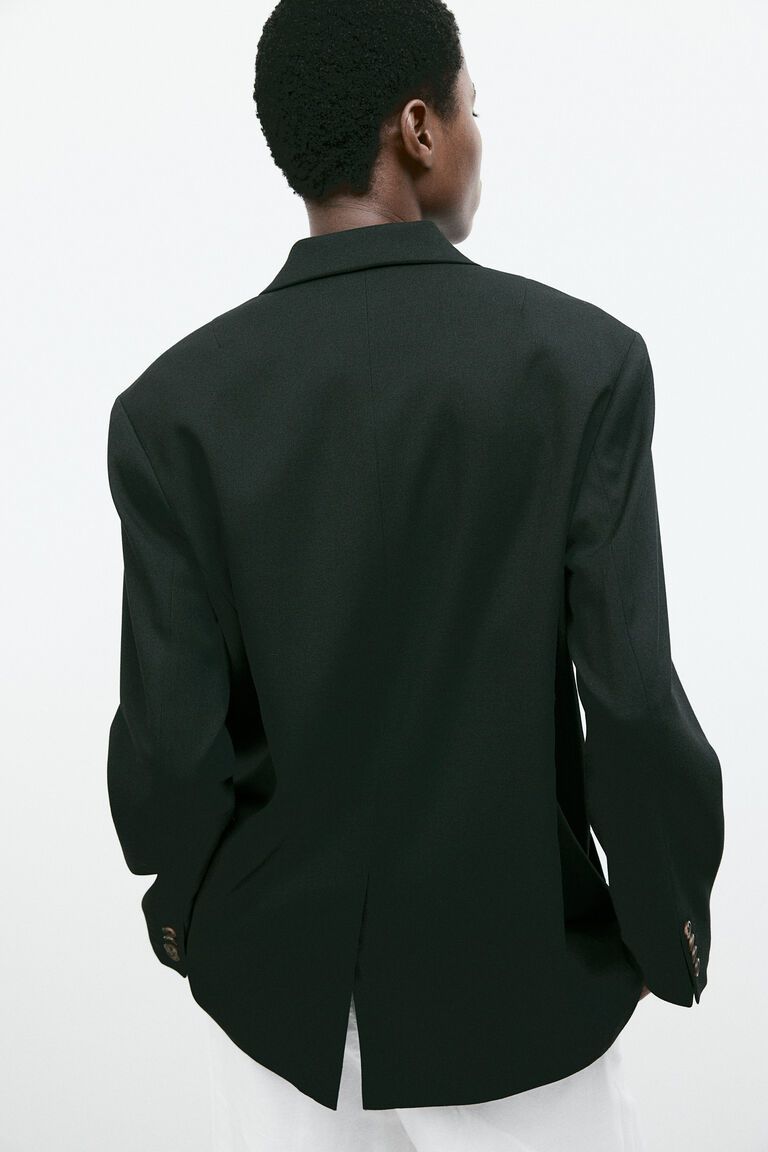 Oversized double-breasted blazer