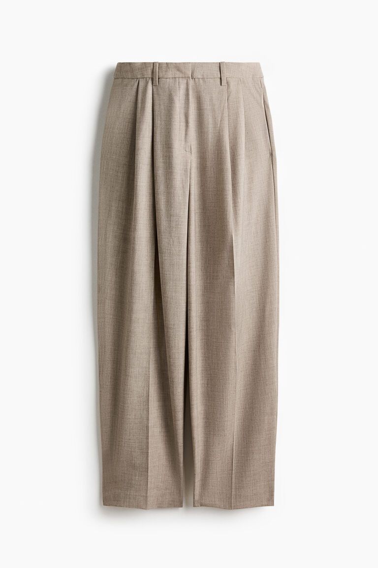 Barrel tailored trousers