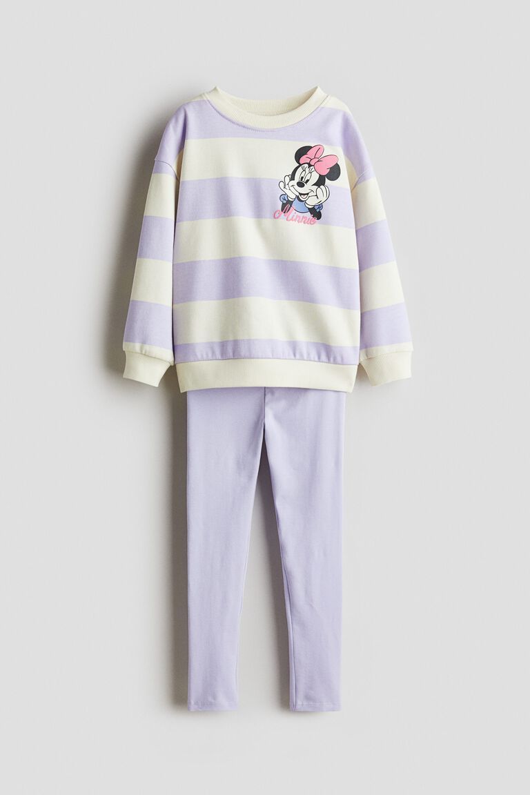 2-piece top and leggings set