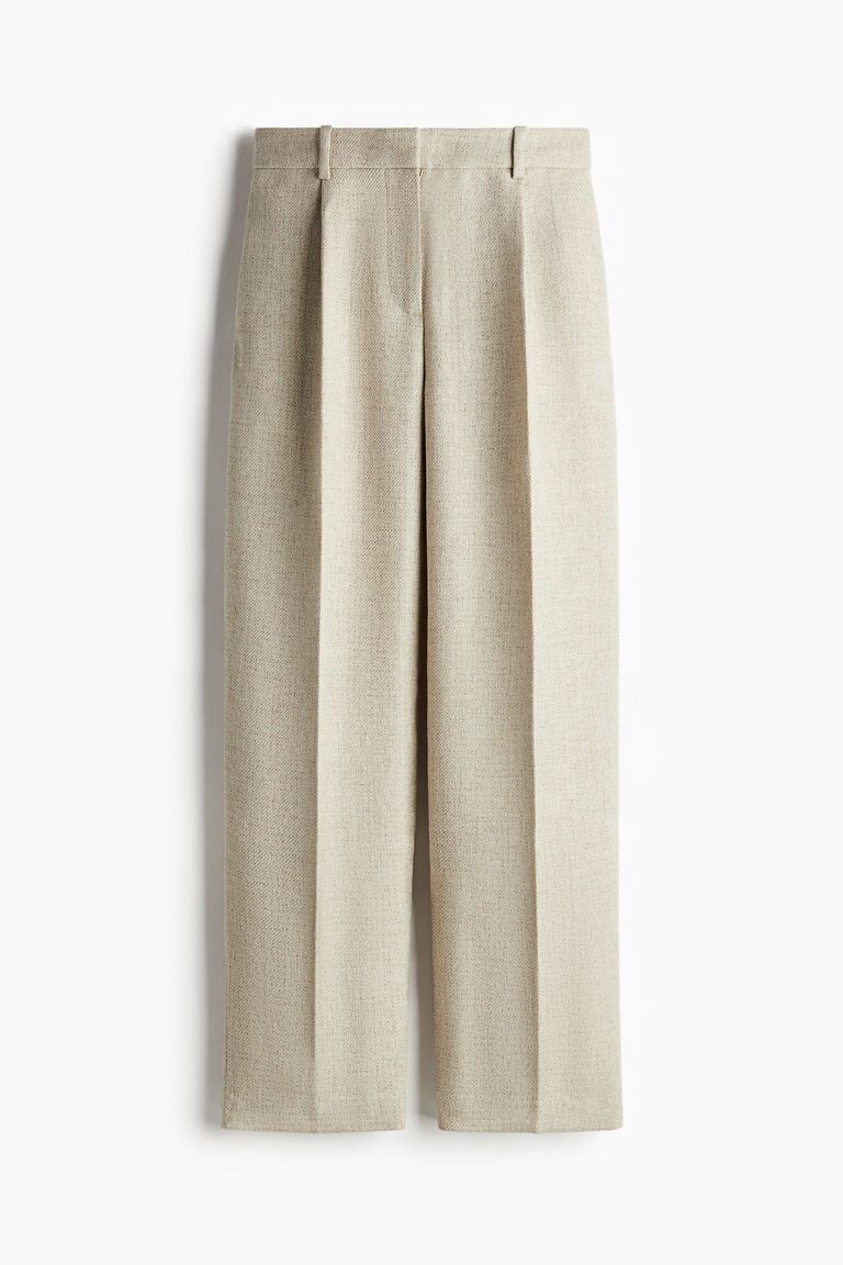 Tapered tailored trousers