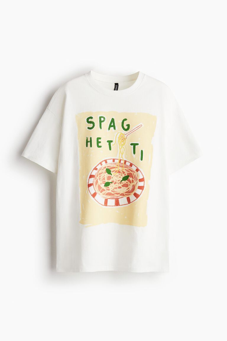 Oversized printed T-shirt