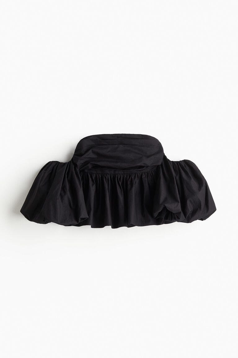 Off-the-shoulder peplum blouse