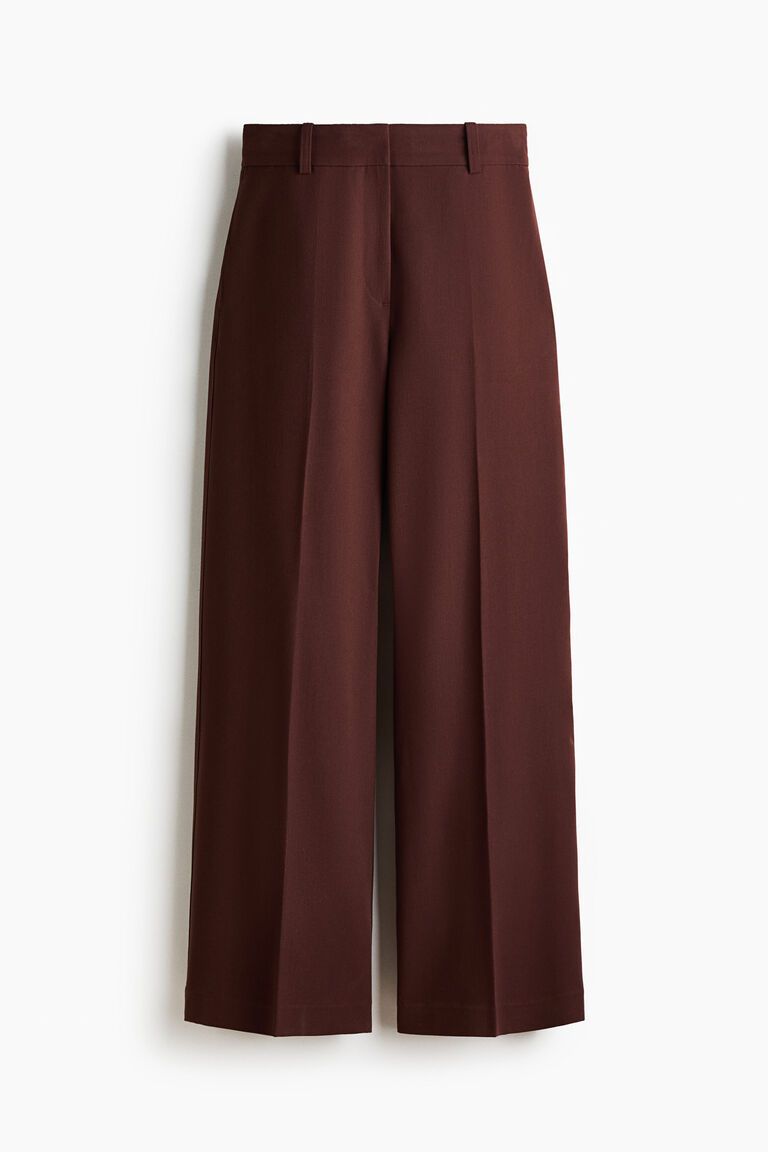 Wide tailored trousers
