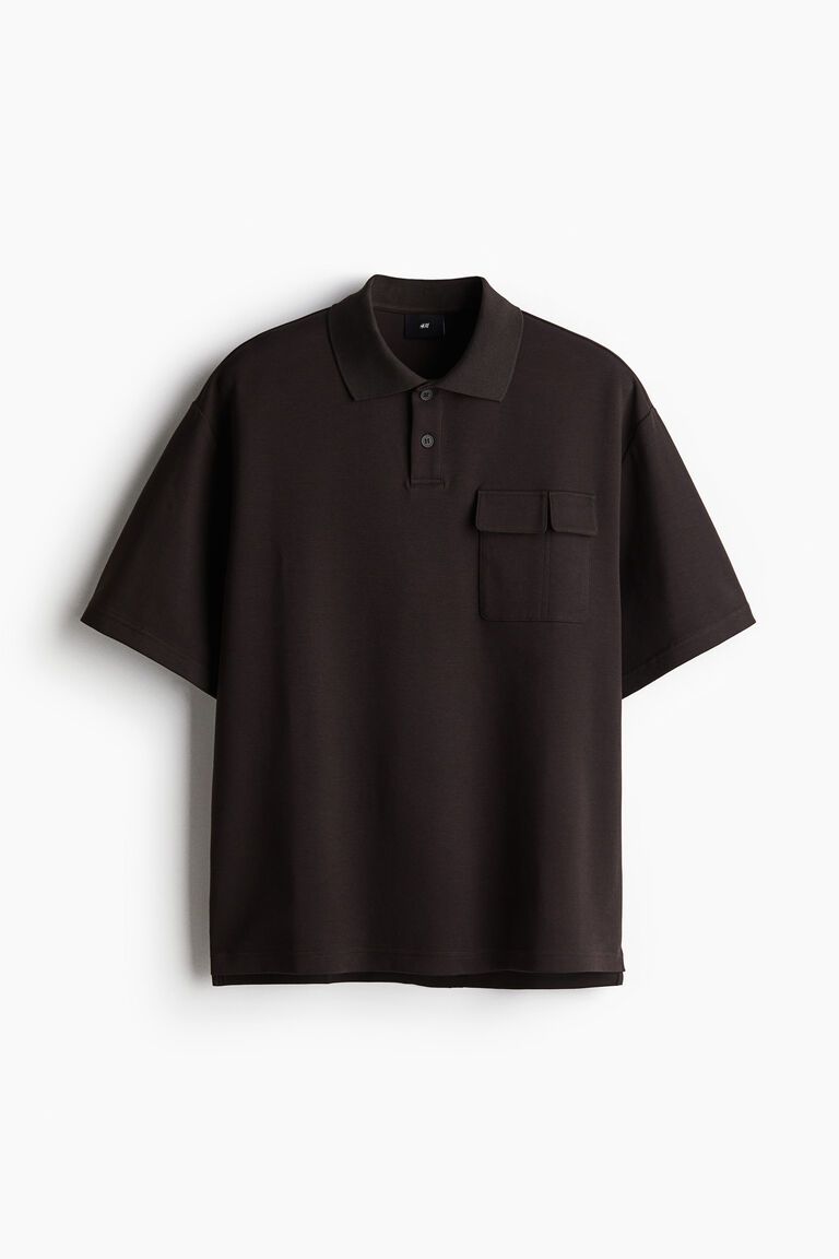 Loose Fit Jersey polo shirt