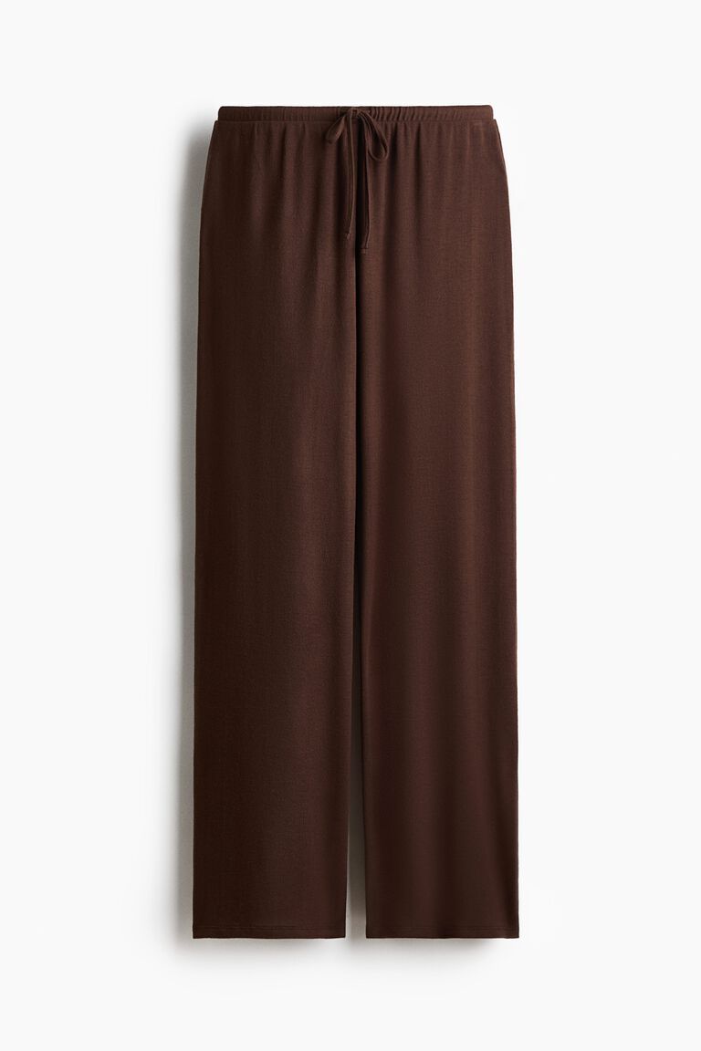 Fine-knit trousers
