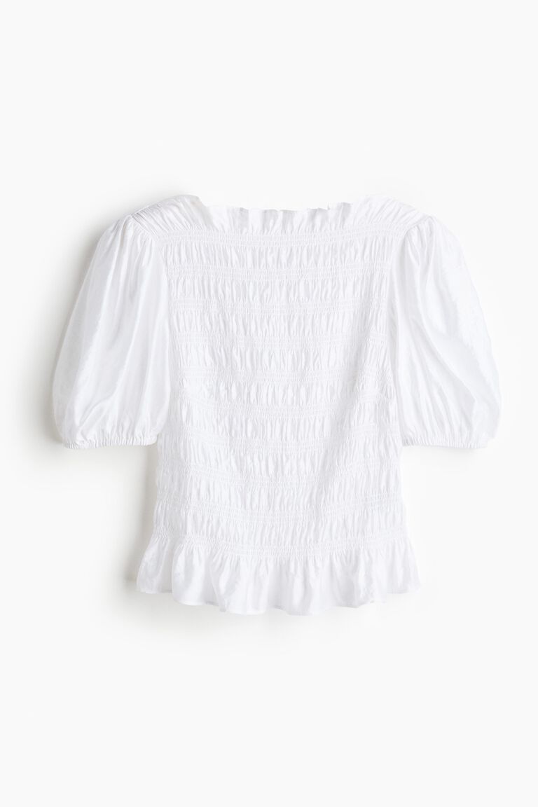 Smocked blouse