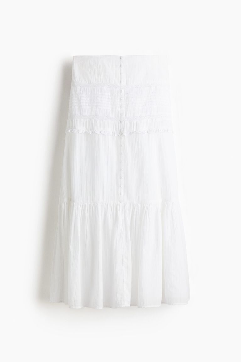 Cotton maxi skirt