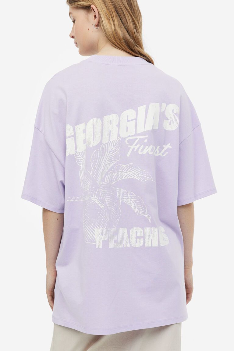 Oversized printed T-shirt