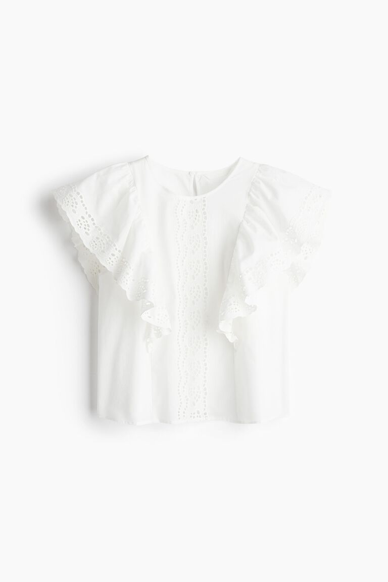 Broderie anglaise blouse