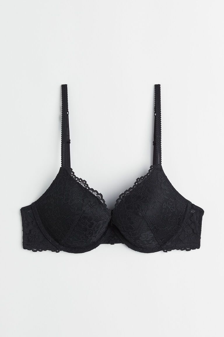Lace push-up bra