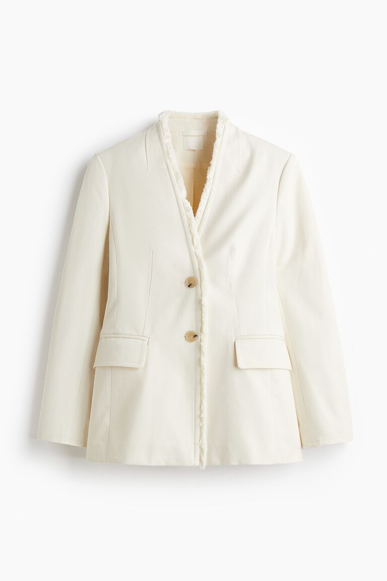 Frayed blazer