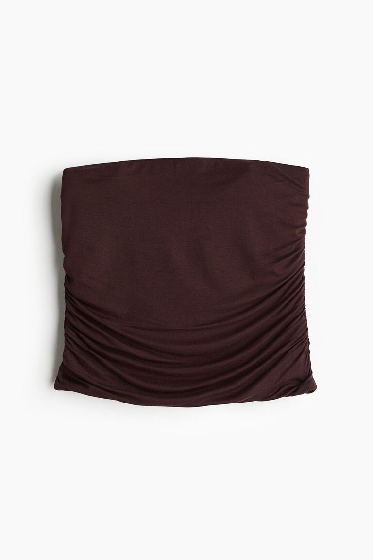 Draped tube top