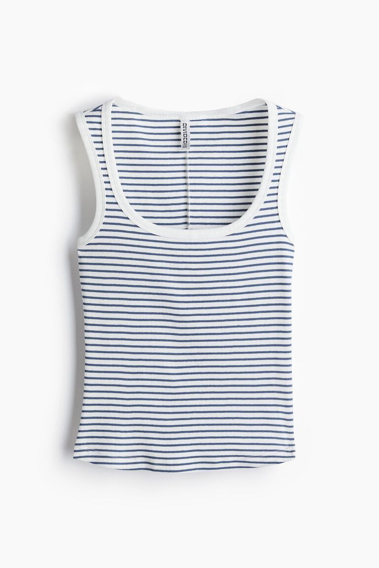 Ribbed vest top