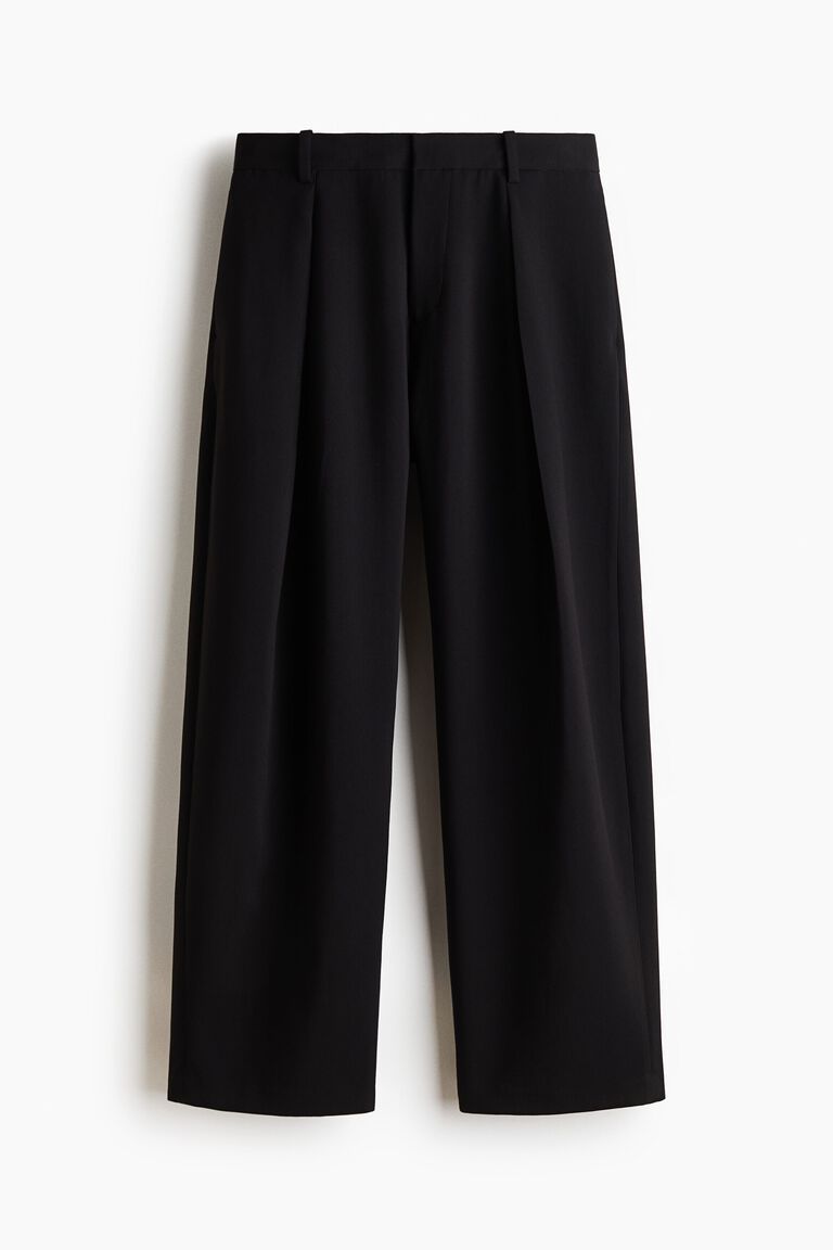 Loose Fit Pleated tailored trousers