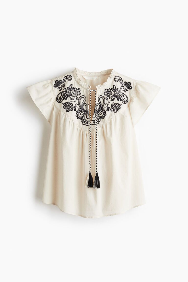 Embroidered blouse